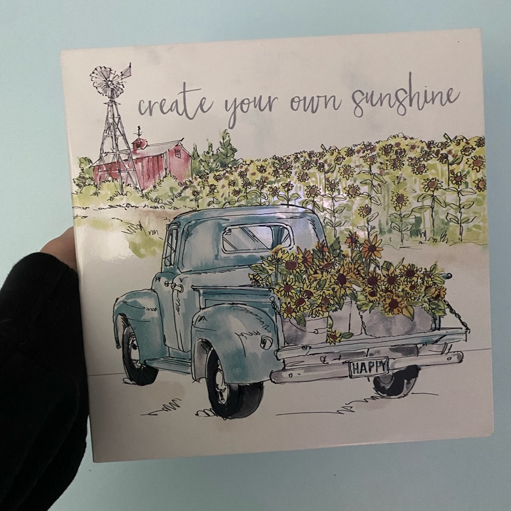 Hobby Lobby Metal Blue Truck Wall Art